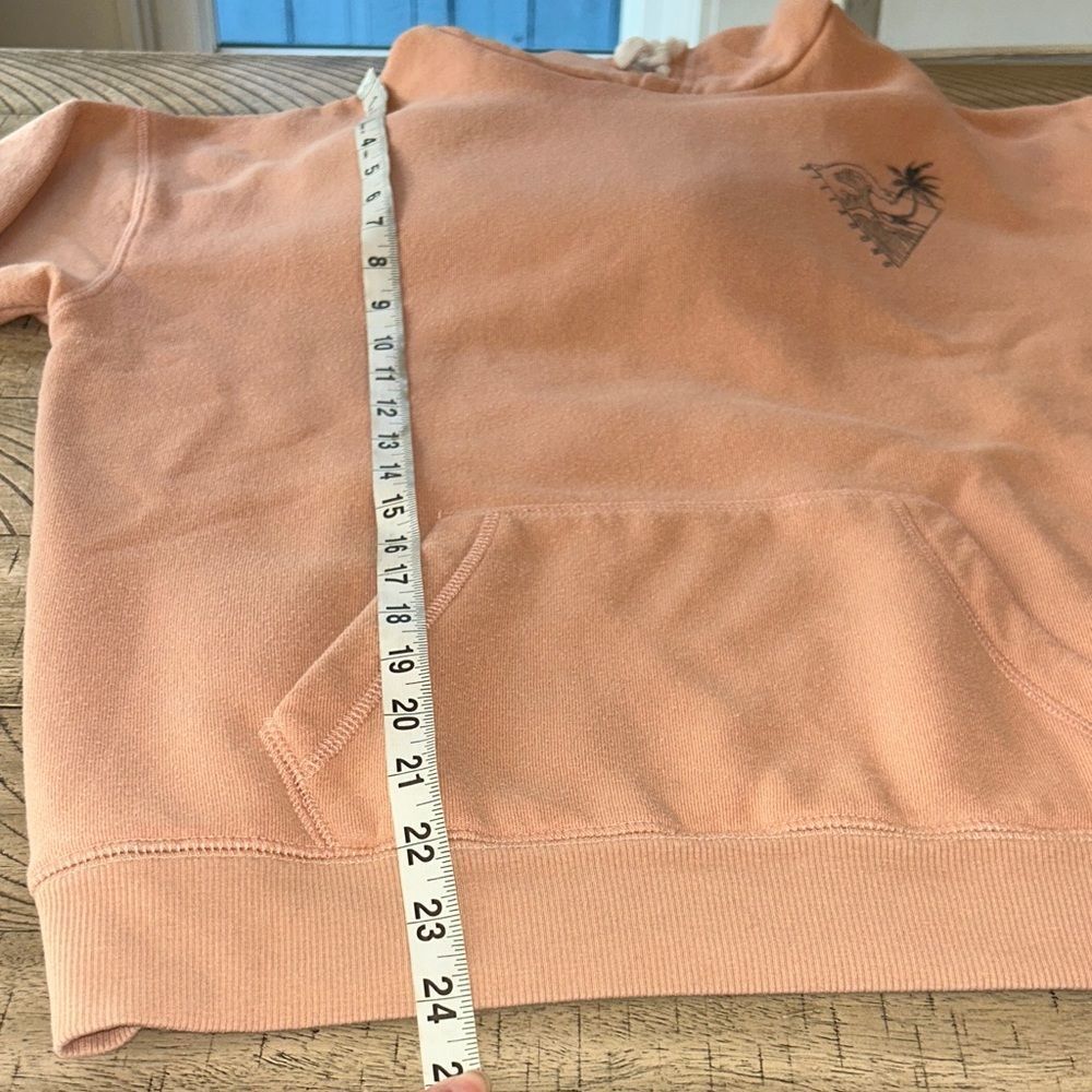 Billabong Peach Hoodie with Black Logo - Picture 16 of 16
